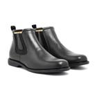 Bota Botina Masculina Couro Legítimo Palmilha de Gel Conforto