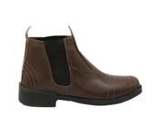 Bota Botina Masculina em Couro Café Canyon