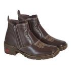 Bota Botinha Feminina Country Cano Curto Estilo Texana