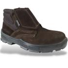 Bota Bracol Nobuck Fecho Rápido com Tiras Autocolantes Bota Epi Pratico Sapatao Trabalho Leve Confortavel CA 25684