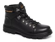 Bota Bradok Work Boot Masculina Coturno Preta Couro Legítimo