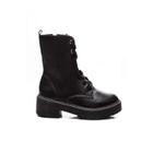 Bota Cano Curto Bebecê Feminino - Preto