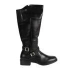 Bota Cano Longo MoonCity Feminina Montaria PRETO