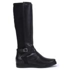 Bota cano longo salto baixo feminino bottero couro ref:346705