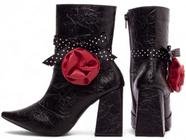 Bota Feminina Cano Medio Vermelho em Promoção no Magazine Luiza