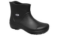 Bota Cano Medio Eva Soft Works Antiderrapante Preta BB85