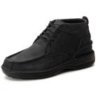 Bota Casual Masculina Linha Conforto Couro Ranster - 8004 - Preta