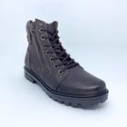 Bota Casual Masculina Pegada em Couro