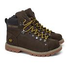 Bota Casual Masculina West Coast WC 08 Couro Nobuck Conforto Cadarço Cano Médio 311001