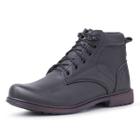 Bota Casual Urbana Couro Bell Boots - 845 - Preto