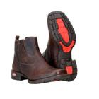 Bota Chelsea Capelli Couro Masculina Cano Baixo Lisa Casual