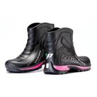 Bota Chuva Moto Pvc Impermeável Cores Motoqueiro Pantaneiro