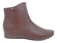 Bota Comfortflex Blogueira Conforto Chelsea Café Original