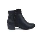 Bota Comfortflex Em Sintetico Feminino - Preto - 34