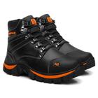 Bota Coturno Adventure Couro Nobre Palmilha PU Anatômica Gel PVC