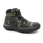 Bota Coturno Adventure Masculina Para Trilha Conforto Reforçada Camuflado