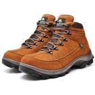 Bota Coturno Adventure Masculino Couro Cadarço Macio Trilha