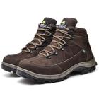 Bota Coturno Adventure Masculino Couro Cadarço Macio Trilha