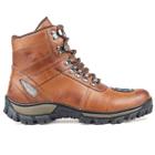 Bota Coturno Adventure Resistente em Couro Trekking - BUT & CIA