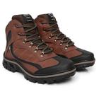 Bota Coturno Adventure Robusto Cano Médio Moda Casual Trilha Motoqueiro Sola Tratorada com Cadarço