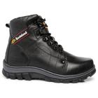 Bota Coturno Bootsland Masculina Em Couro Tamanho Especial!