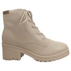 Bota Coturno Bottero Burnish Off White