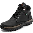 Bota Coturno Cano Curto Ec Shoes com Cadarço Sola Tratorada Antiderrapante