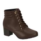 Bota Coturno Cano Curto Feminina Conforto Modare 7072.103