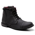 Bota Coturno Cano Curto Zíper Masculina Conforto Casual