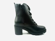 Bota Coturno Cano Médio Bebecê Casual Fashion Confort Feminino Adulto - Ref T5618-087