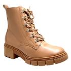 Bota Coturno Casual Feminino Salto Baixo Cano Curto Tratorada Ramarim 2311122