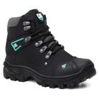 Bota Coturno Catprime Biqueira Pvc Com C.a Palmilha Em Gel