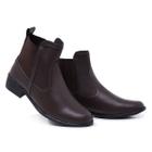 Bota Coturno Chelsea Gmm Shoes 11212 Cano Baixo Moderno Feminino