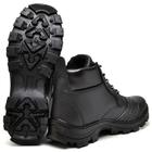 Bota Coturno Couro Motoqueiro Motociclista Masculina Dragen