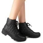 Bota Coturno Dakota Feminina Cano Curto Couro Conforto G5655