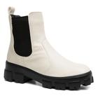 Bota Coturno Feminina Chelsea Tratorada Off White