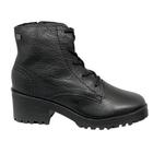 Bota Coturno Feminina Couro Burnish Tratorado Bottero 349101-1