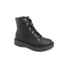 Bota coturno feminino 5339.104 moleca (02) - preto