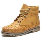 Bota Coturno Feminino Adventure Escamado Cla Cle - 024 - Bege