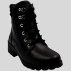 Bota Coturno Feminino Cano Curto Conforto Stay 7911