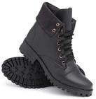 Bota Coturno Feminino Cano Curto Estilo Tratorada Leve