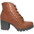 Bota Coturno Feminino Casual Salto Médio Bloco Dakota G5662q