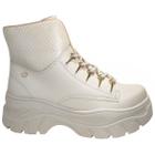 Bota Coturno Feminino Casual Solado Flat Tratorado Ramarim 2386131