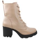 Bota Coturno Feminino Casual Tratorado Salto Bloco Médio Sua Cia Ft Ana Castela 8312.15307