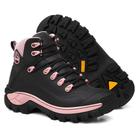 Bota Feminina Tenis Coturno Adulto Infantil Adventure TrilhaCINZA pink 31  no Shoptime