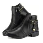 Bota Coturno Feminino Montaria Cano Curto