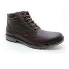 Bota Coturno Ferracini Masculino Couro Conforto Cross