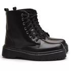 Bota Coturno Freeport Preto De Amarrar