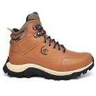 Bota Coturno Hiker Masculina Couro Cano Médio Resistente