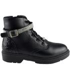 Bota Coturno Infantil Menina Casual com Detalhe em Strass Molekinha 2164.132